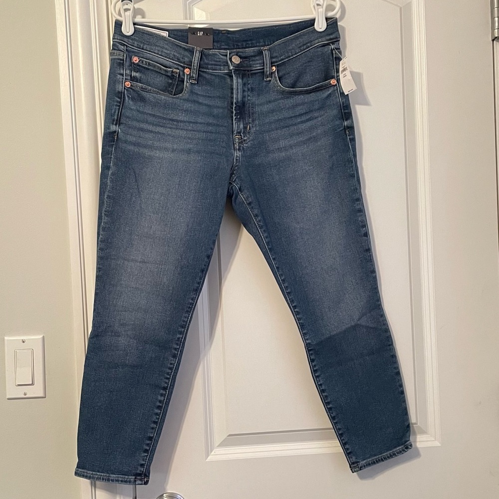 Cropped Gap Skinny Jeans - 12P / 31